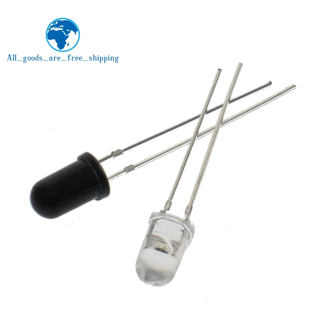 

10pairs 5mm 940nm LEDs Infrared Emitter and IR Receiver Diode Diodes 301A