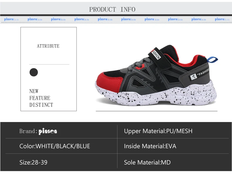 PINSEN 2019 Autumn Sneakers Kids Shoes Boys Fsshion Girls Chiildren Shoes For Boy Casual Sport Child Shoes Chaussure Enfant (2)