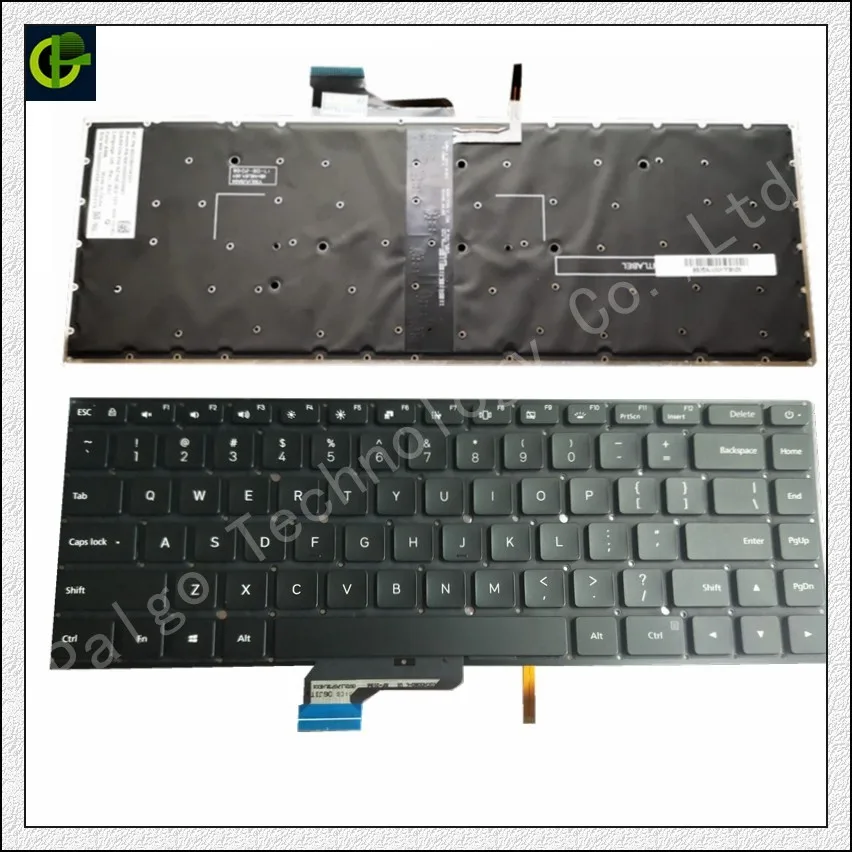 New English Keyboard for Xiaomi Mi notebook Pro 15.6 inch air laptop 9Z.NEJBV.101 NSK-Y31BV RU Black with backlit US Layout New English Keyboard for Xiaomi Mi notebook Pro 15.6 inch air laptop 9Z.NEJBV.101 NSK-Y31BV RU Black with backlit US Layout