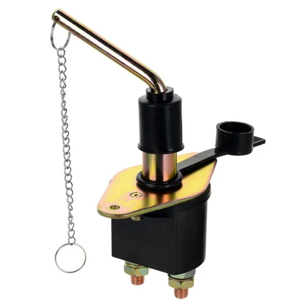 

Battery Isolator Cut Off Power Kill Switch 250A 12/24V Key W/Waterproof Cover for Car Auto Boat