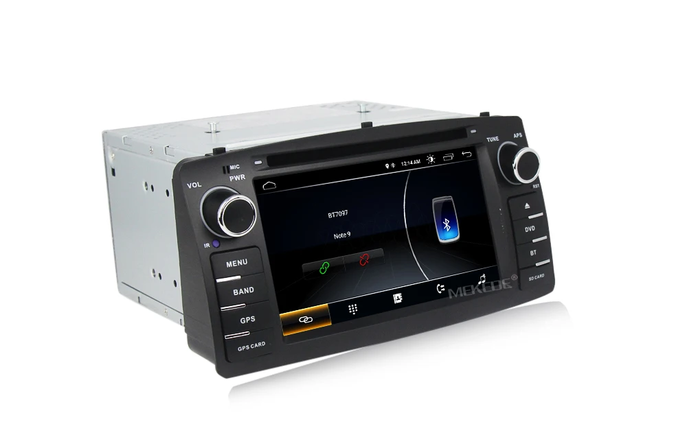 Cheap Quad core car radio Fit for Toyota Corolla E120 BYD F3 with android 8.1 system support gps dvd navigation autoaudio wifi BT SWC 16