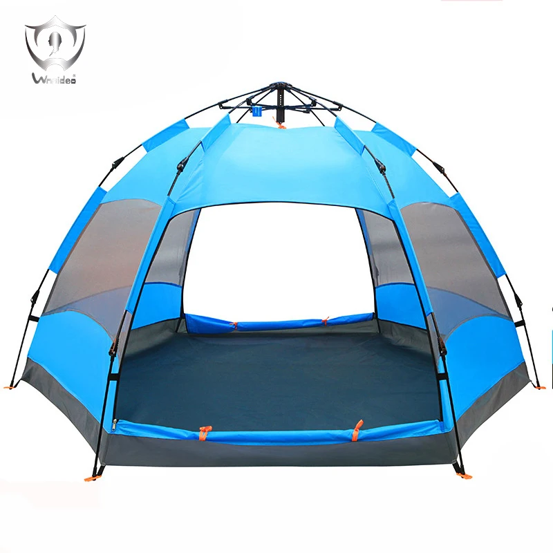 

5 -8 People Pop Up Tents Wind Water Proof Big Capacity 2 Layers Outdoor Camping Tent ZH8-241