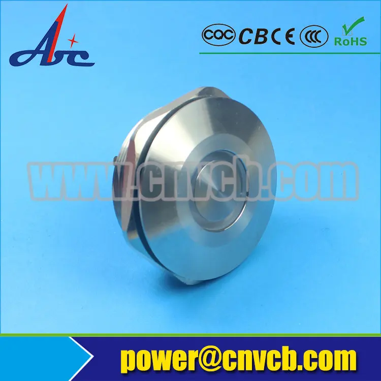 

40402F high quality flat round 40mm 1NO1NC angel eye led illuminated momenatry push button switch RGB led illuminated switch
