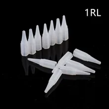 100 шт. 1R совет(большой Размеры) татуировки иглы шапки для 3D Постоянный Макияж для бровей Средства ухода за губами Подводка для глаз машины