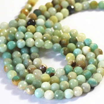 

8mm high grade multicolor amazon semi-precious stone 4-12mm faceted round loose beads wholesale price diy jewelry 15inch B19
