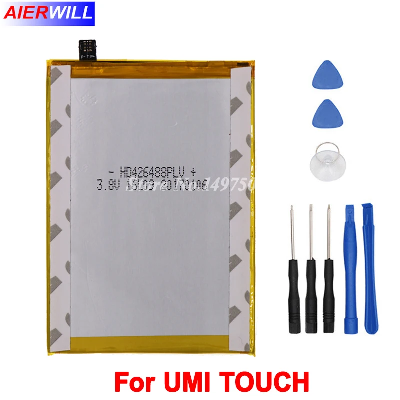 

4000mAh For UMI TOUCH Battery Bateria Batterij Accumulator AKKU+Tools