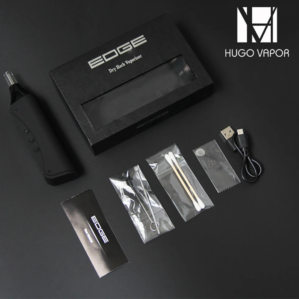 Original Hugo EDGE Dry Herb vaporizer Electronic Cigarette Vape kit with 2000mAh Heating Chamber VS HUGO VAPOR V2 Dry vaper kit (8)