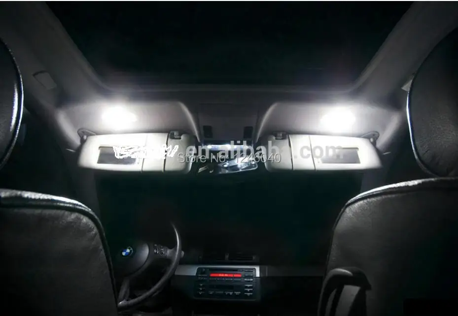 Серая оболочка 18LED LED-подсветка маленького зеркала макияж лампа для BMW F10 F11 F01 F02 F03 F04 F07 высокое Яркость белый цвет высокое качество