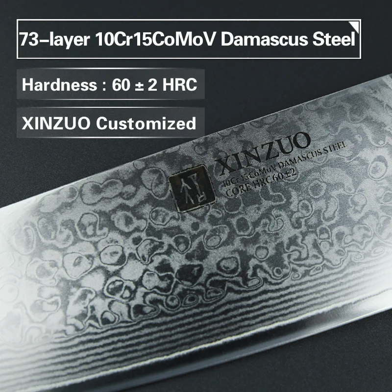 XINZUO 8'' inch Chef Knife vg10 Damascus Steel Kitchen Knives Stainless Steel Gyutou Slicing Knife Cultery with Rosewood Handle