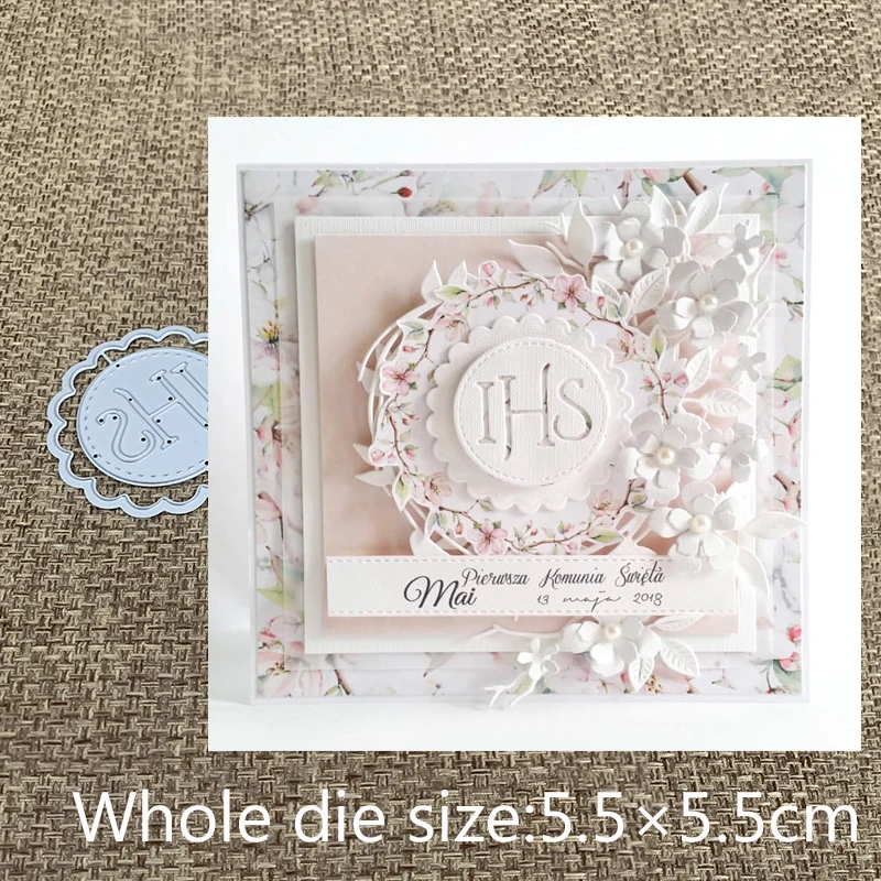 

XLDesign Craft Metal Cutting Dies cut die Polish IHS circle flower Scrapbooking Album Paper Card Craft Embossing Die Cuts