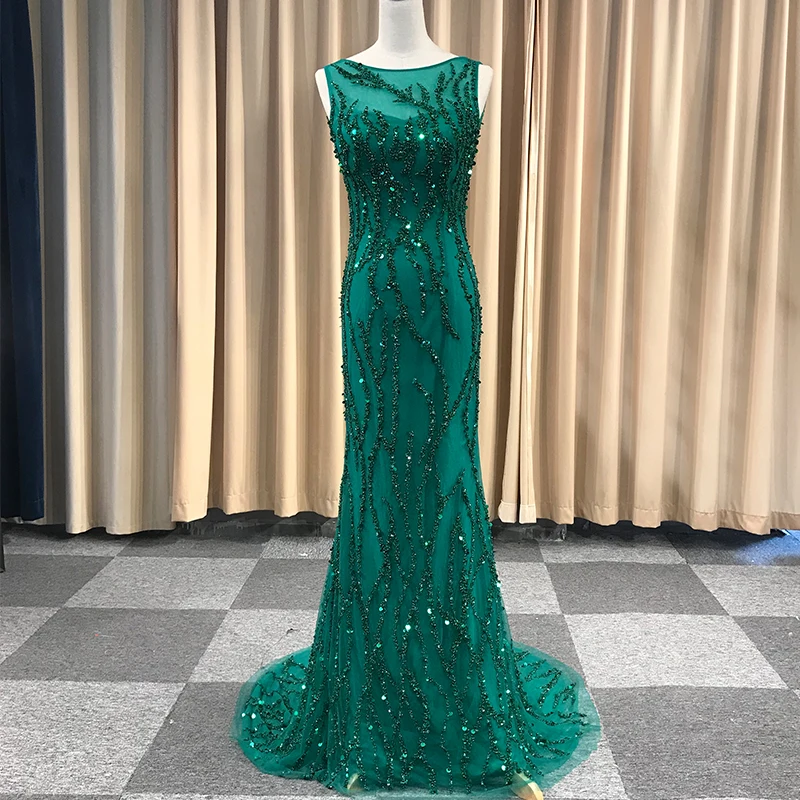 Robe de Soiree 2019 Sexy See Through Crystal Beaded Evening Dresses Long Backless Pageant Gowns Sexy Mermaid Arabia Prom Dresses Robe de Soiree 2019 Sexy See Through Crystal Beaded Evening Dresses Long Backless Pageant Gowns Sexy Mermaid Arabia Prom Dresses