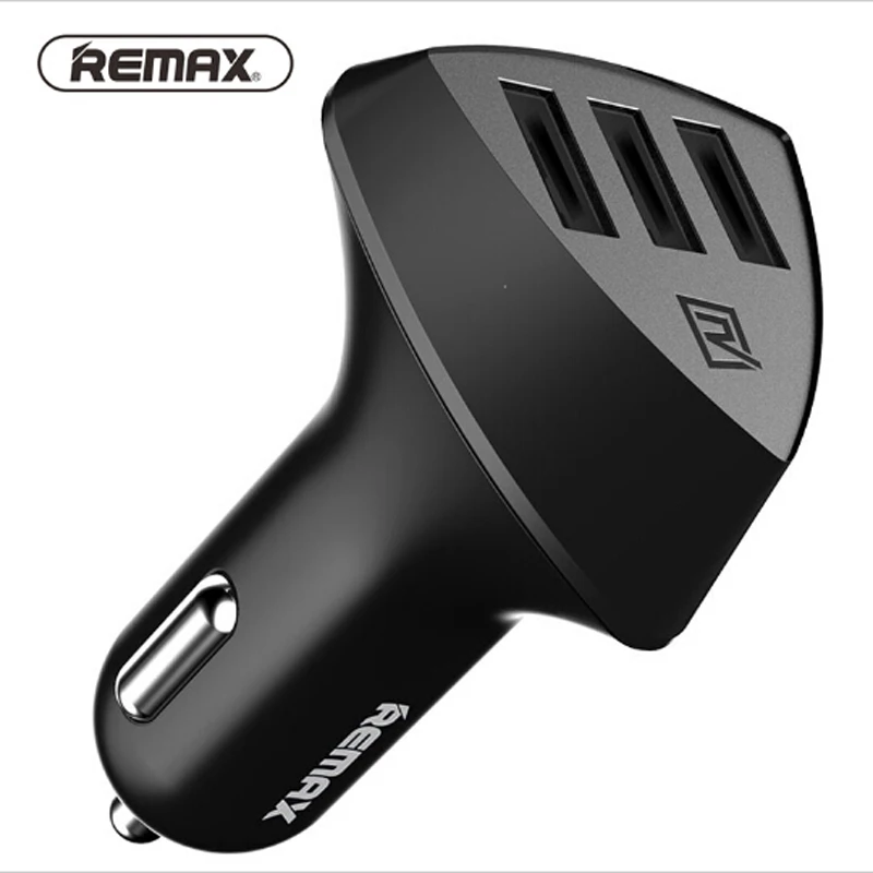 Remax 3 usb портами для автомобильного зарядного устройства 5V/4.2A прикуриватель