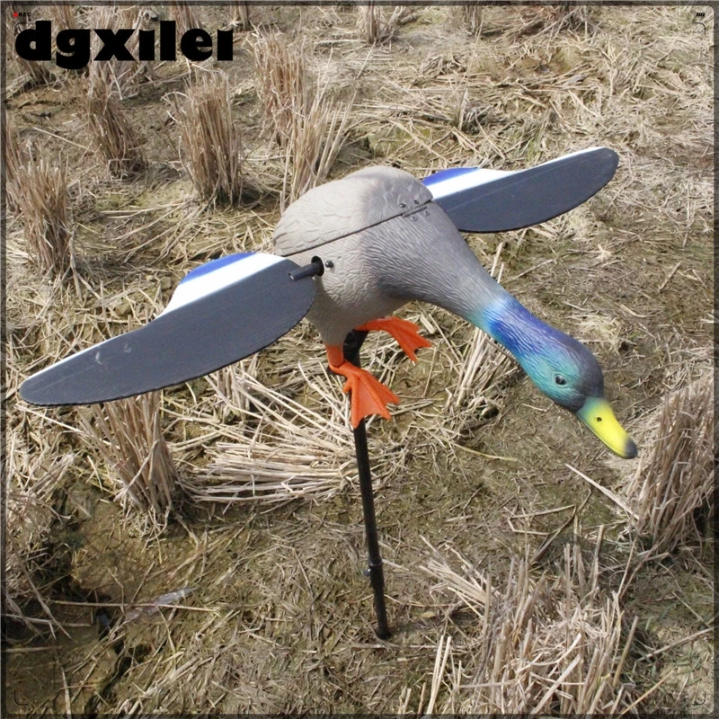 

Xilei-Outdoor Duck Hunting Duck, Motorized Duck Decoys with Magnet Spinning Wings, Russian Remote Control, DC 6V, 2018, Wholesal