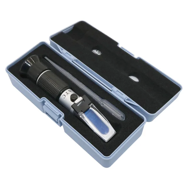 Milk Concentration Detection Refractometer 0~20% Automatic Temperate Compensation Tester Cow Feeding Equipment 1 Set 6