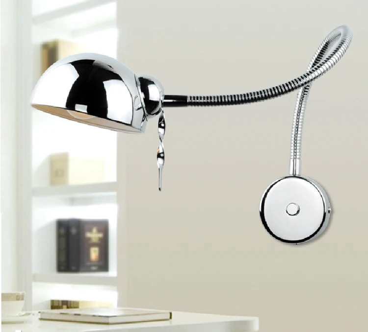 Bedroom Wall Sconces For Reading modern lamp furniture for bedroom decor with bedroom wall reading lamps great goose neck led Free Shipping Chrome Wall Lamp Bedside Modern Wall Sconce Flexible Wall Light Reading Lighting Bedroom Lamp Bedroom Wall Sconces For Reading bedroom wall sconce lighting bedroom mirror wall bedroom reading wall lights wall murals for bedroom boys bedroom wall art soundproof bedroom wall bedroom Free Shipping Chrome Wall Lamp Bedside Modern Wall Sconce Flexible Wall Light Reading Lighting Bedroom Lamp