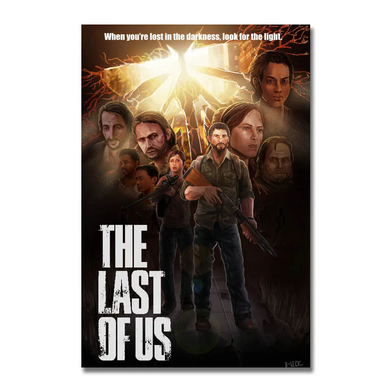 

Art Silk Or Canvas Print The Last Of Us Hot Game Poster 13x20 32x48 inch For Room Decor Decoration-001