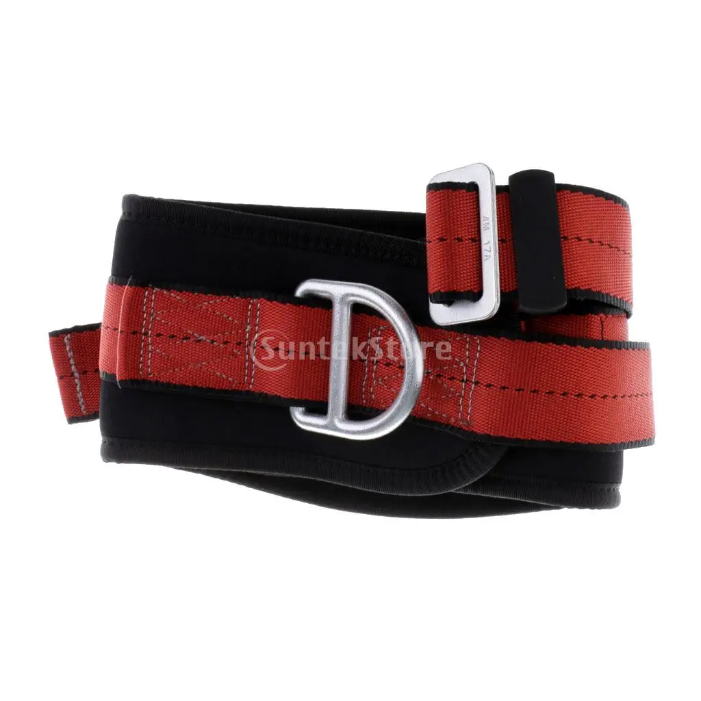 MagiDeal Climbing Body Waist Harness Belt Clip Fall Protective Kit for Rappelling Roofing Fire Secure
