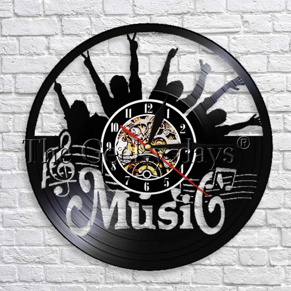 Us 16 72 12 Off Music Theme Vinyl Record Wall Clock Handmade Creative Art Decor Rock N Roll Decorative Modern Design In Us 16 72 12 Off Music Theme Vinyl Record Wall Clock Handmade Creative Art Decor Rock N Roll Decorative Modern Design In