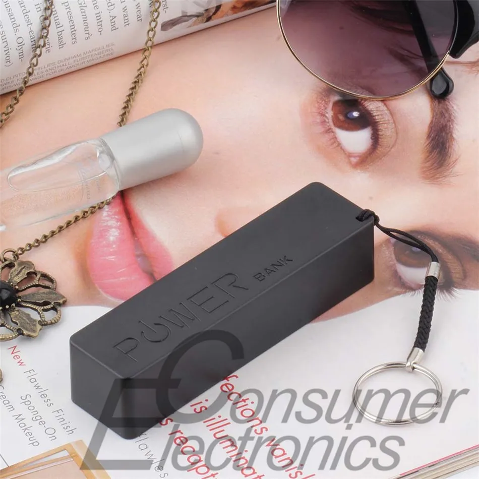 Портативный мобильный внешний аккумулятор USB 18650 Зарядное устройство брелок для iPhone MP3(без батареи) Прямая поставка