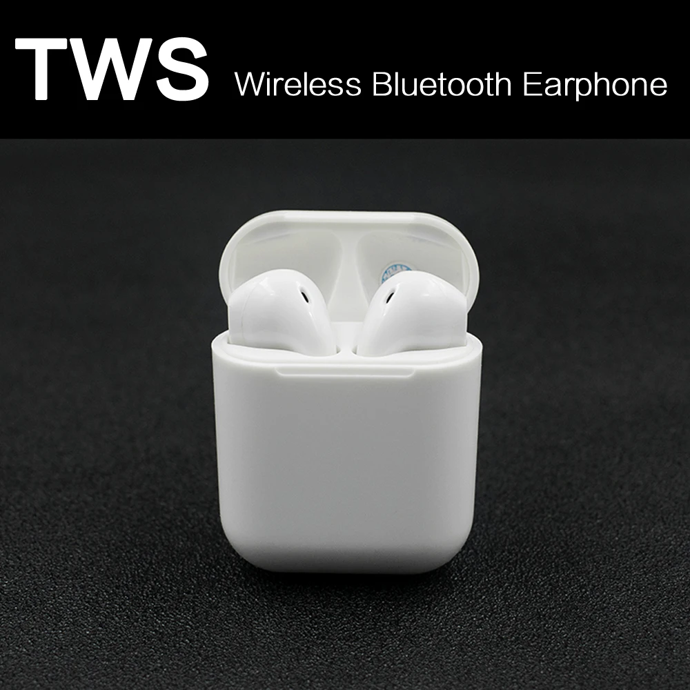 

One Pair TWS Wireless Bluetooth Earphone with Free Battery Cabin and Protector for iPhone iPad Samsung Huawei Xiaomi HTC Sony LG