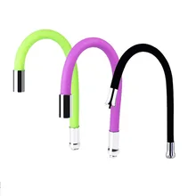 360 градусов регулируемый цветной кран опрыскиватель из нержавеющей стали носик для кухонной раковины аэратор кран Сменные аксессуары