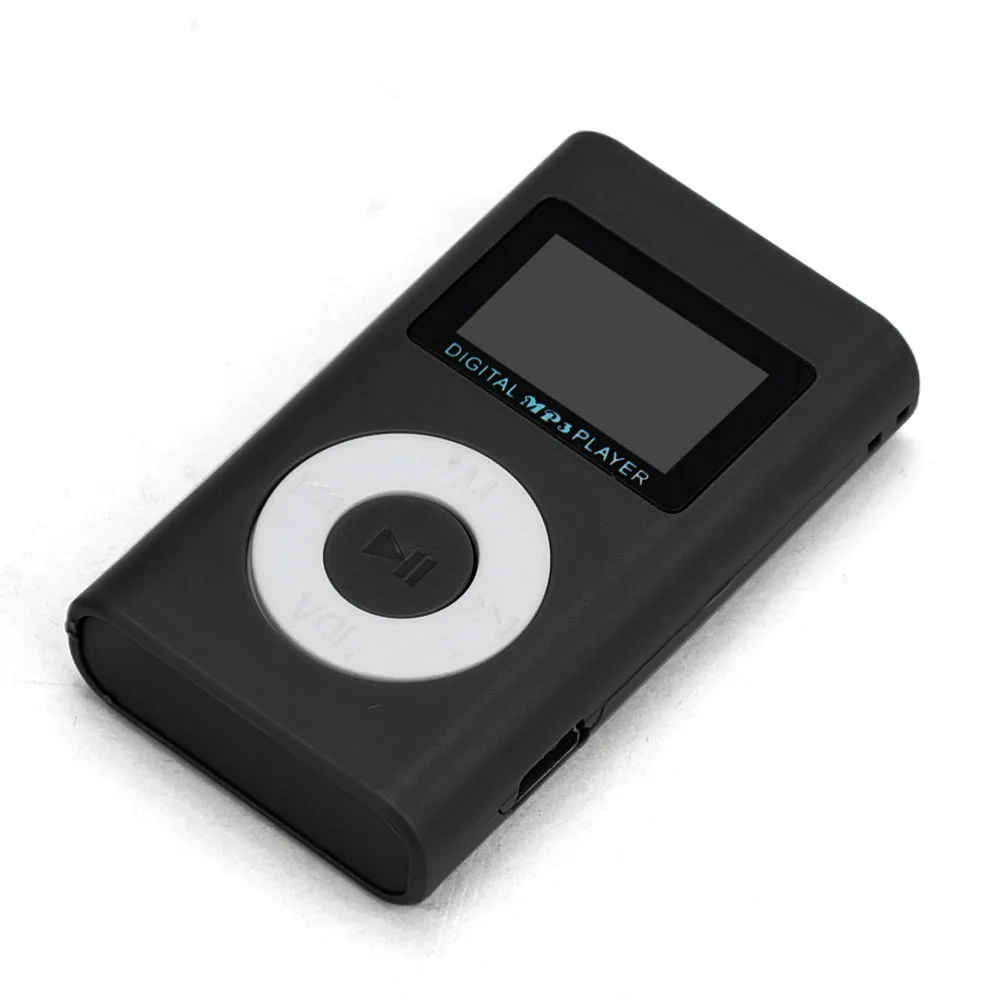 USB мини MP3 плеер ЖК-экран Поддержка 32 ГБ Micro SD TF карта MP3