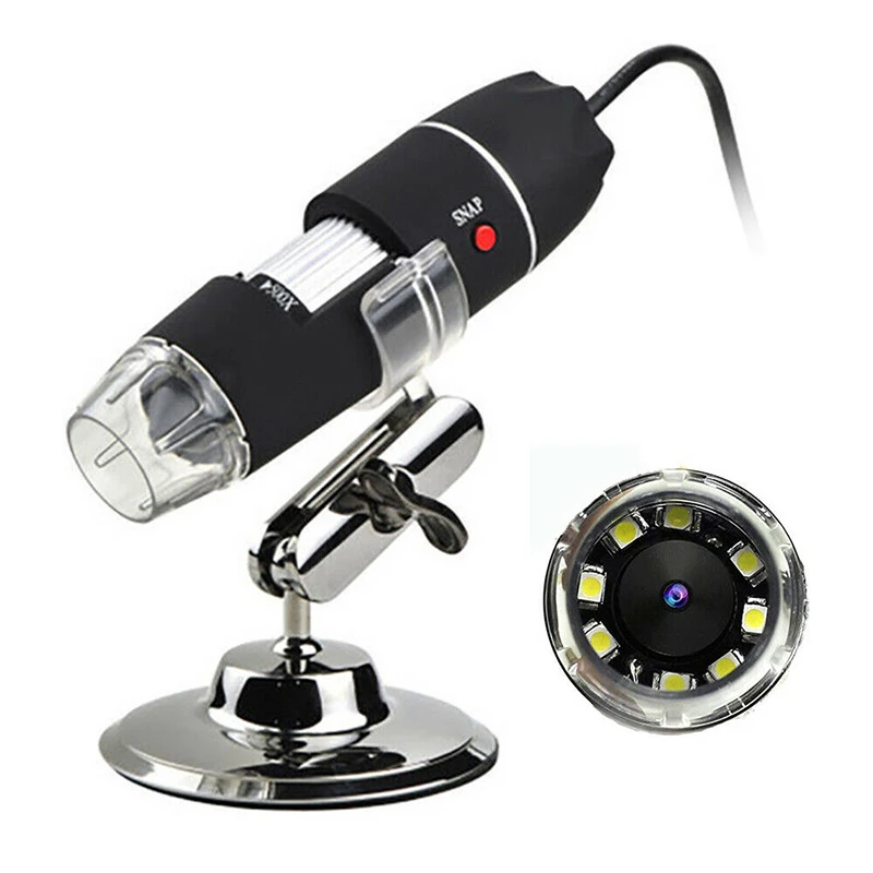 

Video Digital Microscope Adjustable Replacement Set 1000X Magnifier Endoscope Camera 1080P 8 LED For Android 4.2