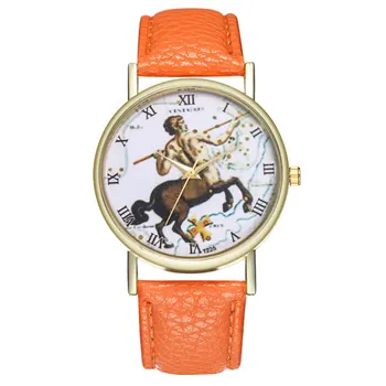 

FUNIQUE Centaur Dial Leather Couple Quartz Wrist Watch For Women Relojes Para Mujer Dropshipping