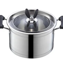 Кастрюля 4 литра нержавеющая сталь горшок лапша плита/суп кухонной посуды