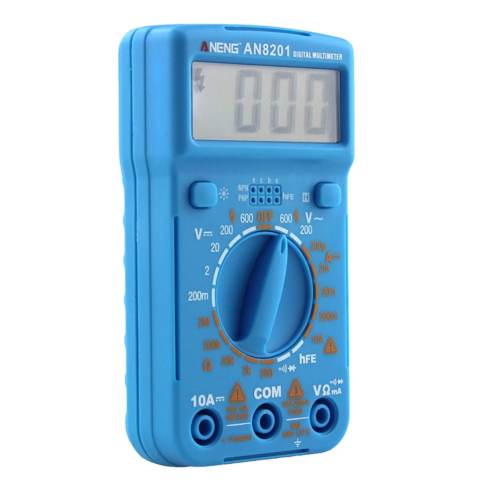 Карманный размер мини цифровой мультиметр с подсветкой AC/DC Амперметр ...