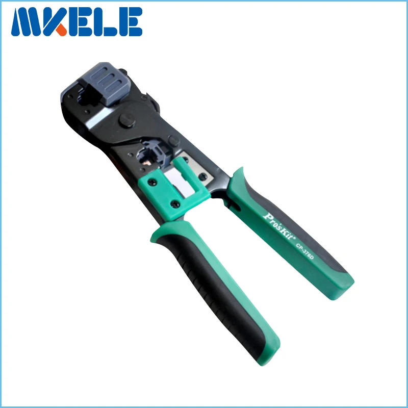 ФОТО 6P/8P Network Crimping Pliers Ratchet Portable Cable Wire Stripper Crimping Pliers Terminal Tool Multifunctional Pliers CP-376D 