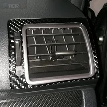 Для Subaru Forester углеродное волокно Автомобильный интерьер Кондиционер Выход вентиляционное отверстие рамка автомобильный Стайлинг наклейка- аксессуары