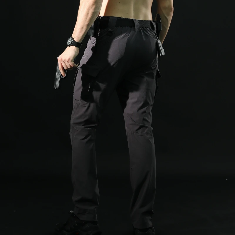 Новинка 5XL мужские водонепроницаемые тактические штаны IX9 SWAT дышащие быстросохнущие коматные штаны мужские Стрейчевые военные брюки карго BYLY24