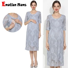 Emotion Moms New Lace Maternity Clothes Party Maternity Dresses Nursing Breastfeeding Dress For Pregnant Women Pregnancy Dress Emotion Moms New Lace Maternity Clothes Party Maternity Dresses Nursing Breastfeeding Dress For Pregnant Women Pregnancy Dress