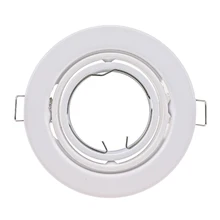 CE RoHs белый круглый светодиодный потолочный светильник лампа рамка Встраиваемый светодиодный точечный свет рамка GU10 MR16 детали крепления светодиодных светильников