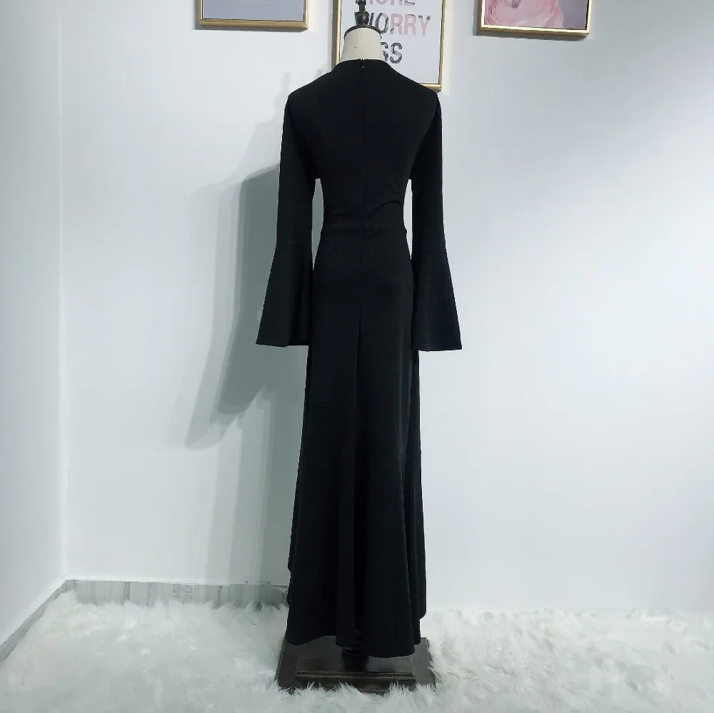 Мусульманское кружевное Макси платье abaya длинные халаты с поясом Туника jilбаб Jalabiya Ближний Восток Рамадан Арабский исламский одежда