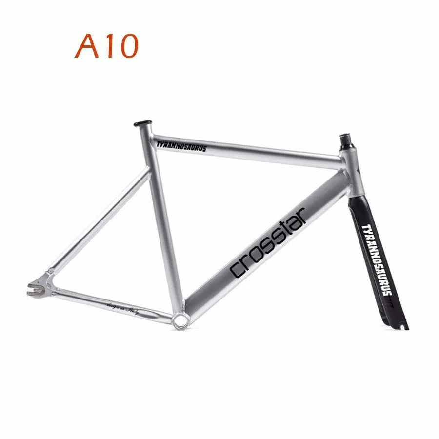 Cheap Fixed Gear Bike frame 53cm 55cm 58cm DIY 700C Aluminum alloy Track Bike Bicycle with 3 Spoke wheel rim carbon fork 13 Cheap Fixed Gear Bike frame 53cm 55cm 58cm DIY 700C Aluminum alloy Track Bike Bicycle with 3 Spoke wheel rim carbon fork 13