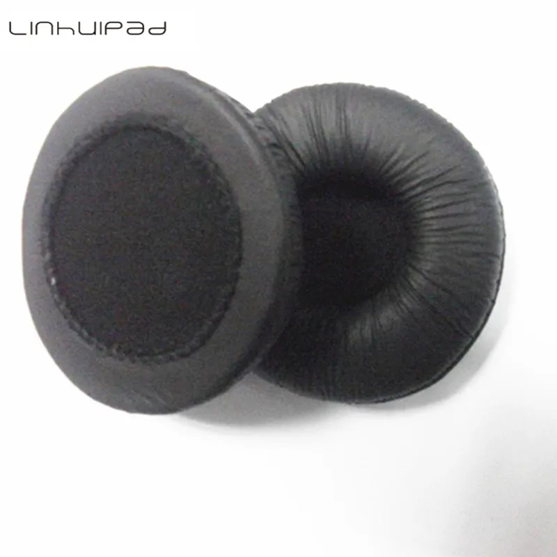 Linhuipad, 50 шт., 70 мм, кожаная Подушечка для ушей, сменные амбушюры, губки, прочные подушечки для sony MDR V150 V250 HD25 HD25SP PC150