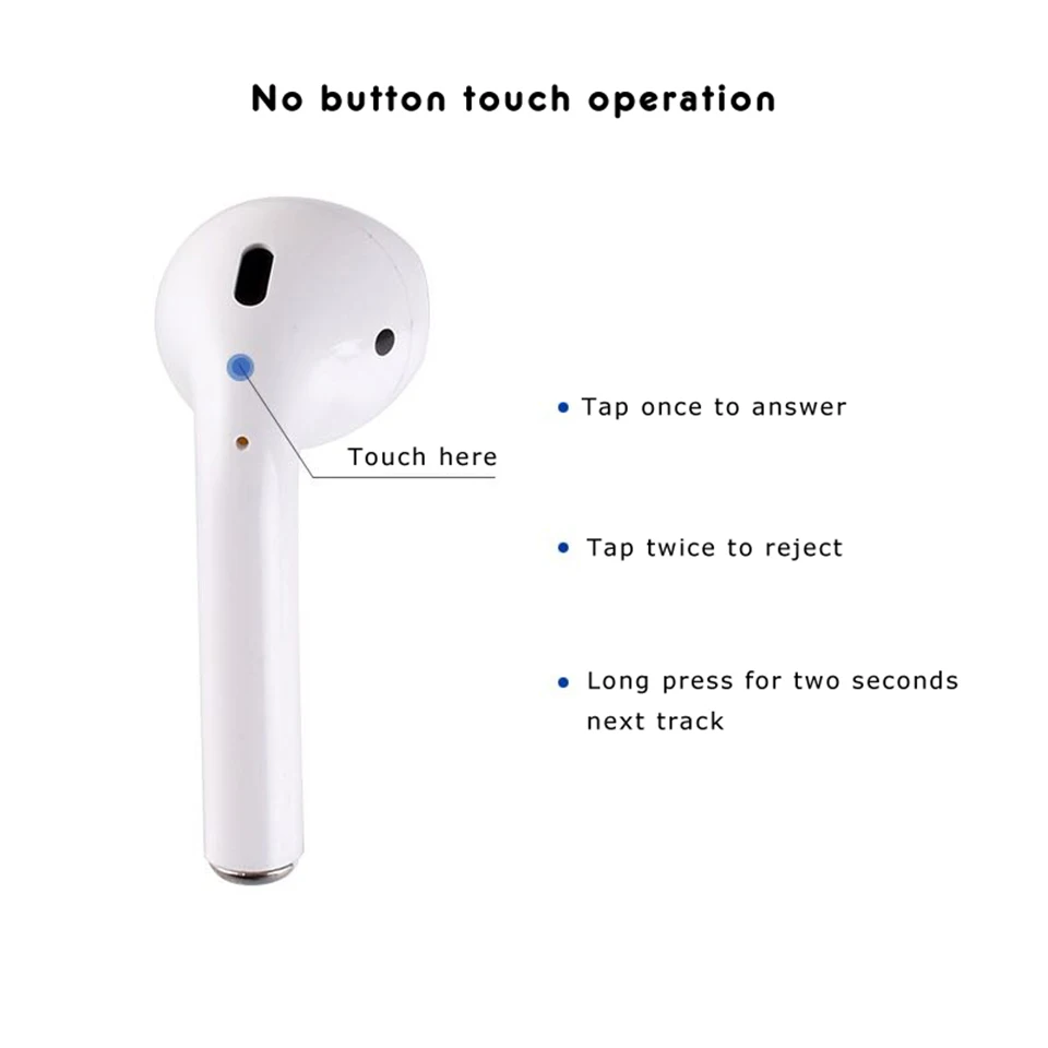 original I10 TWS bluetooth 5.0 Earphone wireless headphones headset Earbud With Charging Box Mic For Iphone7,8,X Samsung Xiaomi