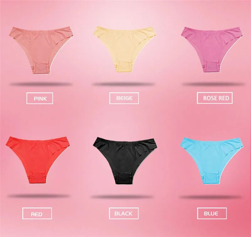 Plus-Size-Panty-Low-Rise-Briefs-for-Women-Color-Cotton-Lingerie-Bikini-Breathable-Sexy-Panties-Seamless