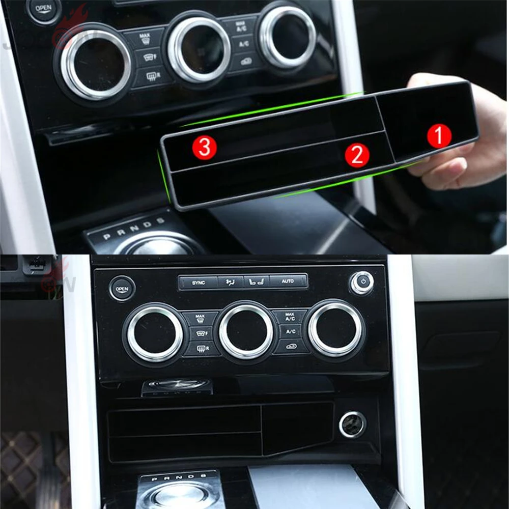 

Car Central Console Multi function Storage Box for Land Rover Discovery 5 LR5 2017 Organizer Tray