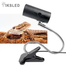 E27 нагревательный патрон лампы для рептилий, нагревательная лампа для животных с зажимом, шланг 34 см, солнечные лампы для аквариума, черепахи, ящерицы, среды обитания