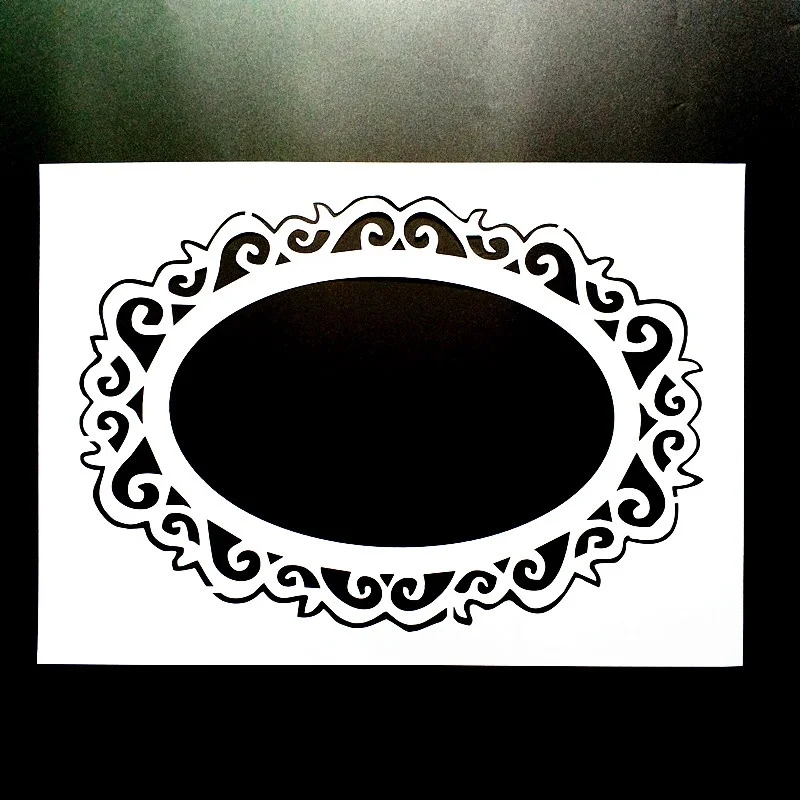 

DIY Painting A4 Mirror Design Art Stencils Template For Wall Furniture Painting Photo Album Decorative Embossing Paper Cards