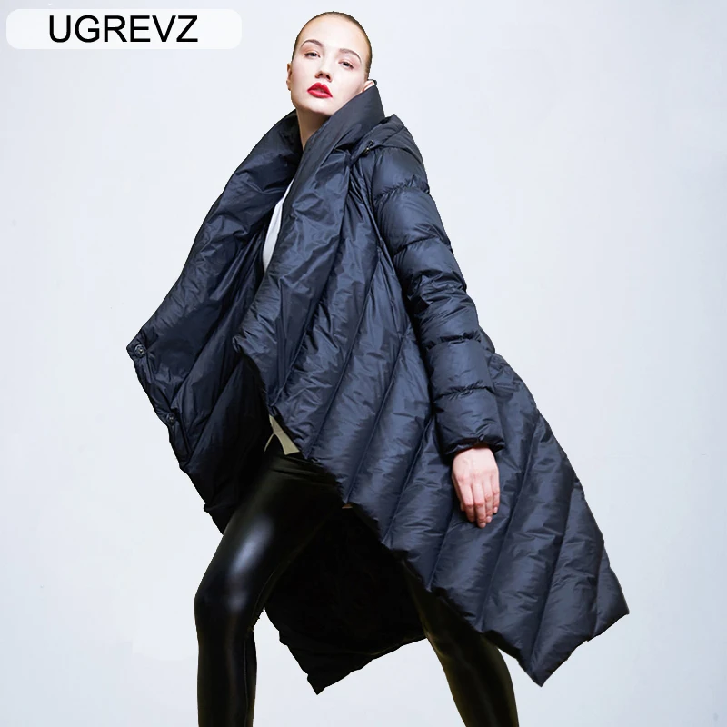 À Veste Femelle Automne Neige Casual Hiver Ugrevz Survêtement Parkas Capuchon ef18022blue ef18022redwine Porter Longue Femmes Ef18022black Bas Épais Vestes Vers Manteaux Chaud 2019 Le U8qwxq65Y
