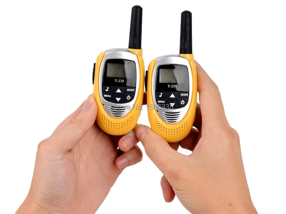 2pcs/pair Portable Mini Walkie Talkie 2 Way Radio Wireless Travel