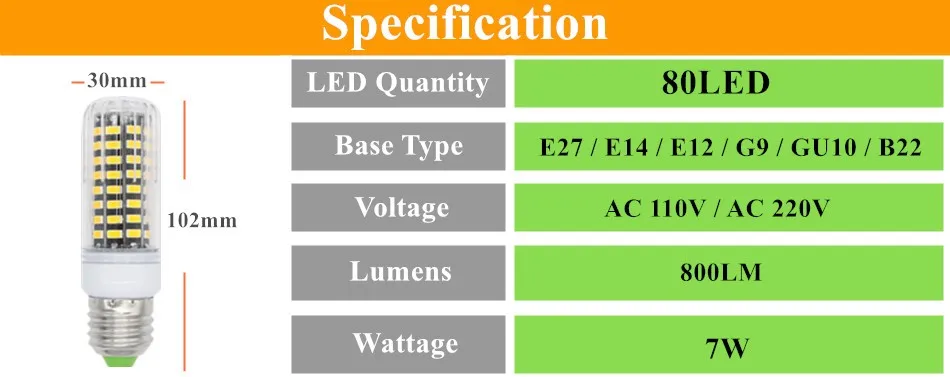 B22 SMD 5733 лампада светодиодный светильник E27 220 V 7 W 80 светодиодный E14 Bombillas светодиодный лампы 110 V Светодиодный прожектор ампулы Светодиодная свеча приспособления для чистки