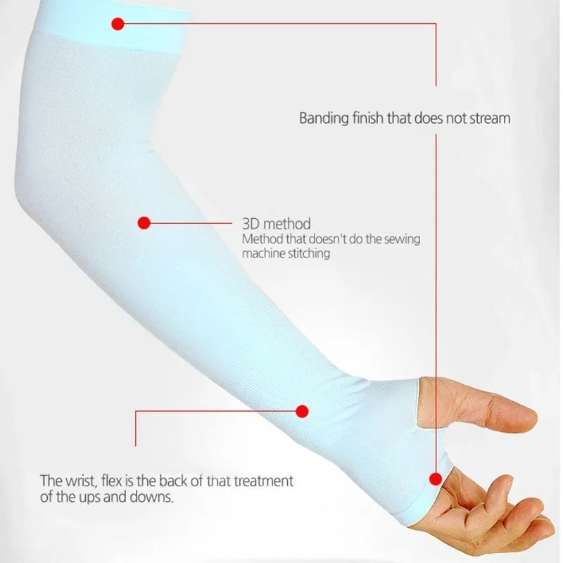 Рукава руки синий белый розовый серый летняя Защита от солнца УФ Велоспорт Бег Альпинизм Вождение рыболовный Рукав Крышка для мужчин и женщин