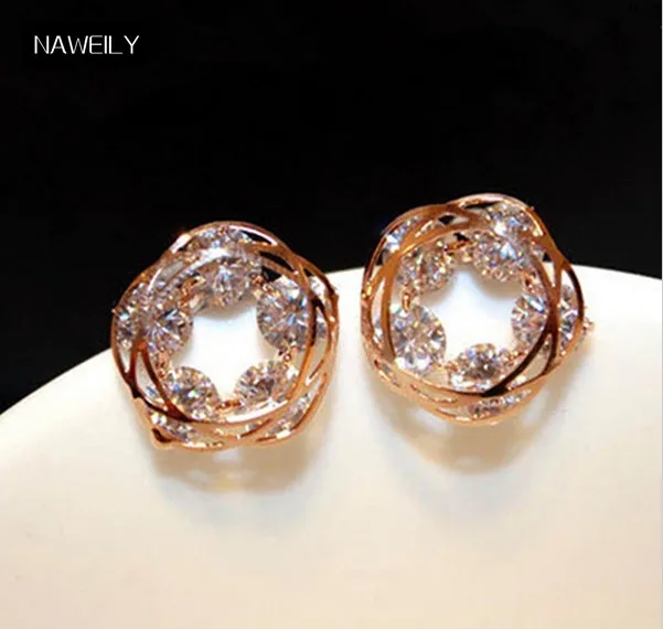 Flash Front And Back Earrings