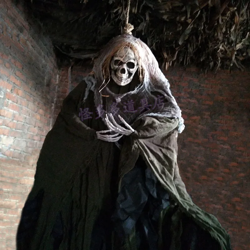 165 см хэллоуин подвесной Призрак для дома с привидениями Escape ужас украшения к Хэллоуину жуткий страх реквизит тема вечерние падение орнамент 1 шт - Цвет: 5