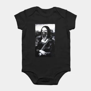 

Baby Onesie Baby Bodysuits kid t shirt Mona Lisa AK47 Funny Loose Clothes Funny Custom Printed Cotton Dress Summer Fashion Top